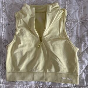Authentic DFYNE Yellow Cropped Tank